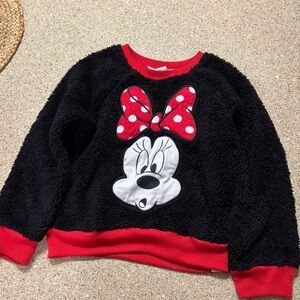 Disney Black and Red Minnie Mouse Sweater